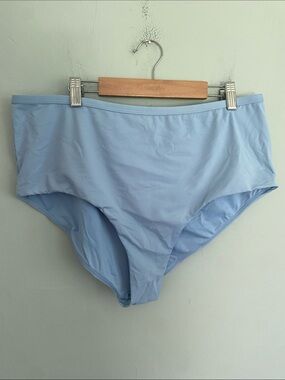 Andie Women’s Light Blue High Waist Bikini Bottoms Size XXL